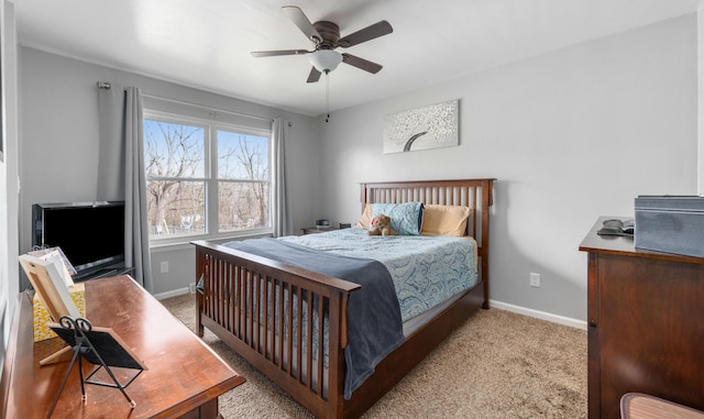4575 Nelms Ln NE, Roanoke, VA 24019 - bedroom with carpet flooring and a ceiling fan