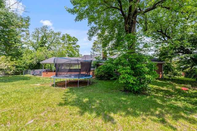 473 Hemlock Rd, Salem, VA 24153 - view of green lawn featuring a trampoline