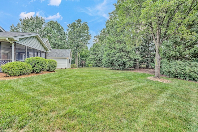1941 Springmill Rd, Salem, VA 24153 - view of green lawn featuring a sunroom