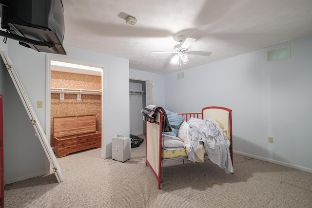 75 Eleanor Ln, Blue Ridge, VA 24064 - bedroom with carpet and ceiling fan