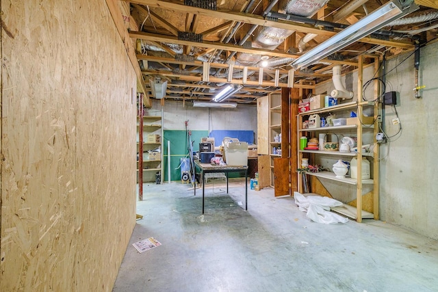 75 Eleanor Ln, Blue Ridge, VA 24064 - unfinished below grade area featuring an office area