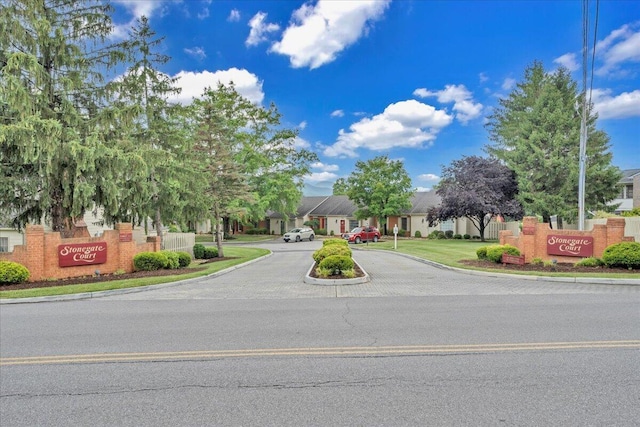 850 Stonegate Ct, Salem, VA 24153 - view of asphalt street with curbs and a residential view