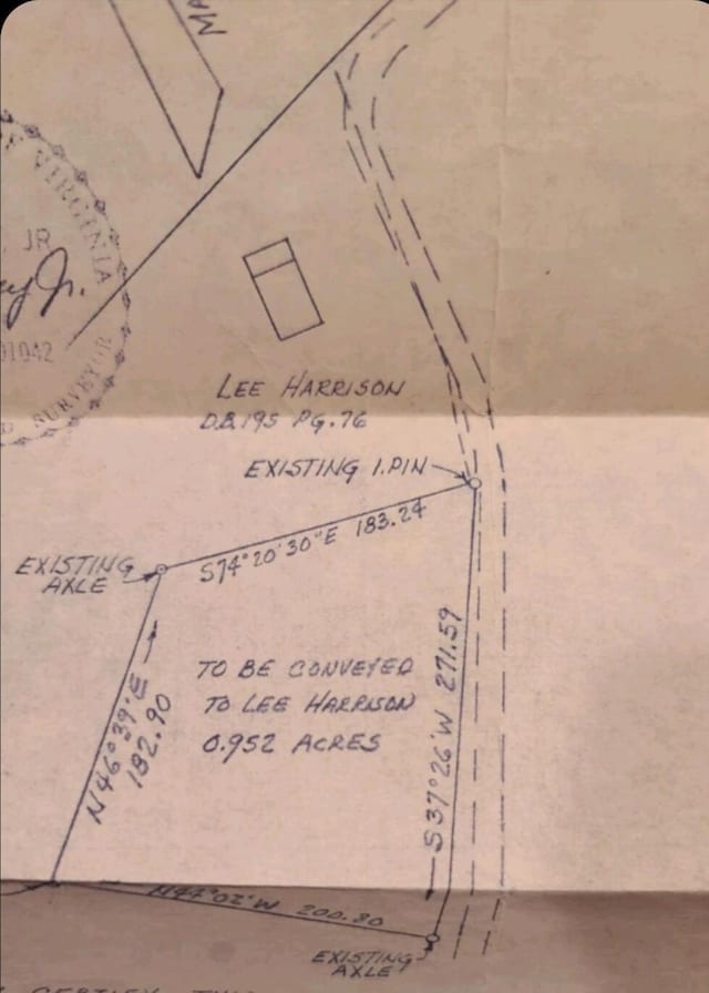 82 Twilight Ln, Glade Hill, VA 24092 - survey map / technical document