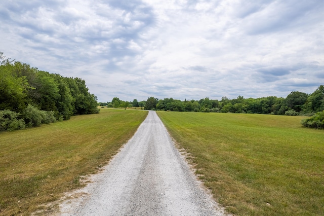 view of road