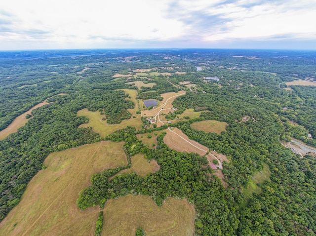 view of aerial view