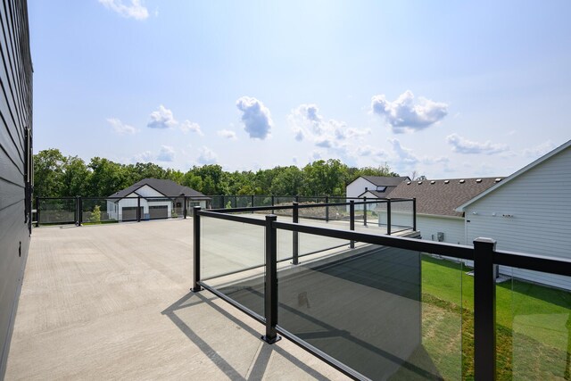 view of patio / terrace with fence