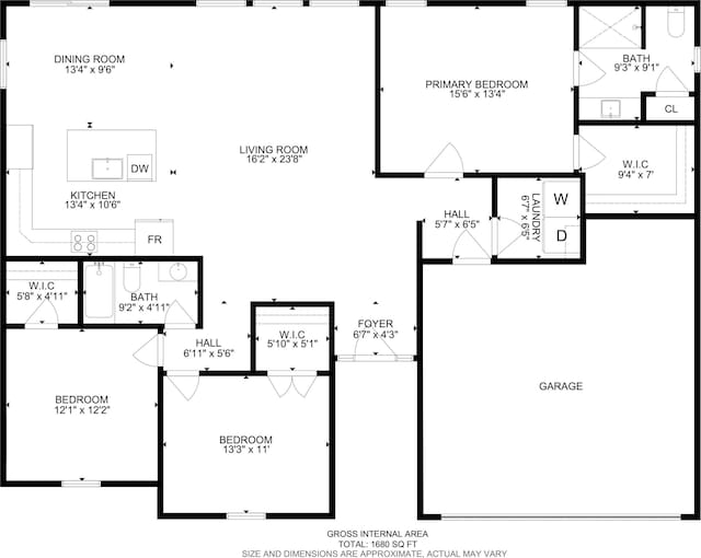 108 Lisa Ct, Hallsville, MO 65255 - floor plan / room layout