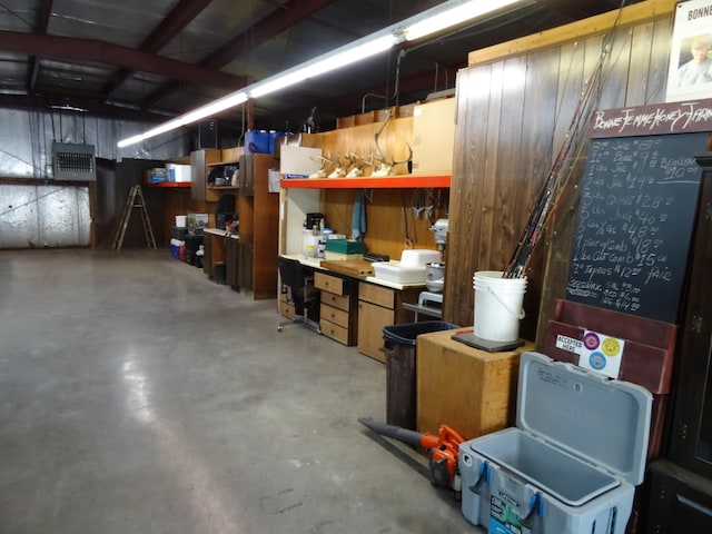 view of storage room