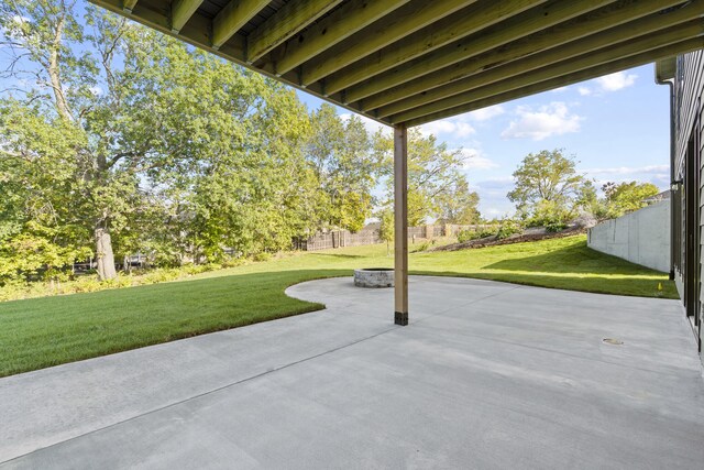 1704 Stillpoint Ct, Columbia, MO 65203 - view of patio / terrace with fence
