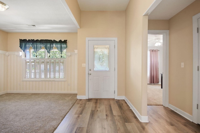 604 Adens Woods Ct, Columbia, MO 65201 - entrance foyer with wood finished floors and baseboards