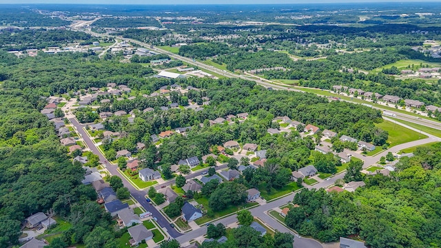 604 Adens Woods Ct, Columbia, MO 65201 - aerial view of property and surrounding area with nearby suburban area