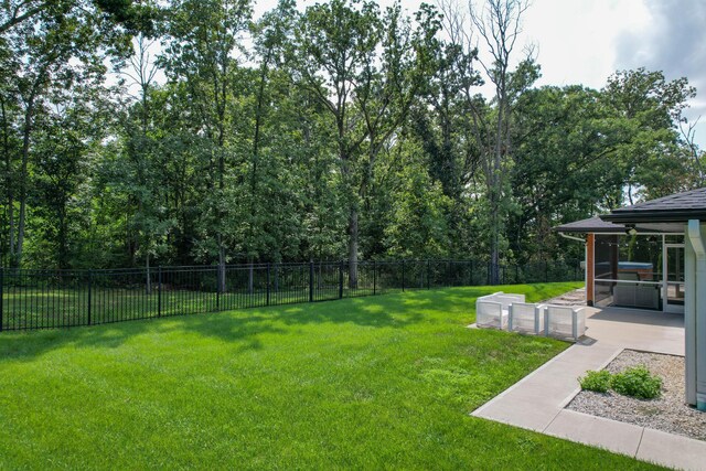 view of yard featuring a patio