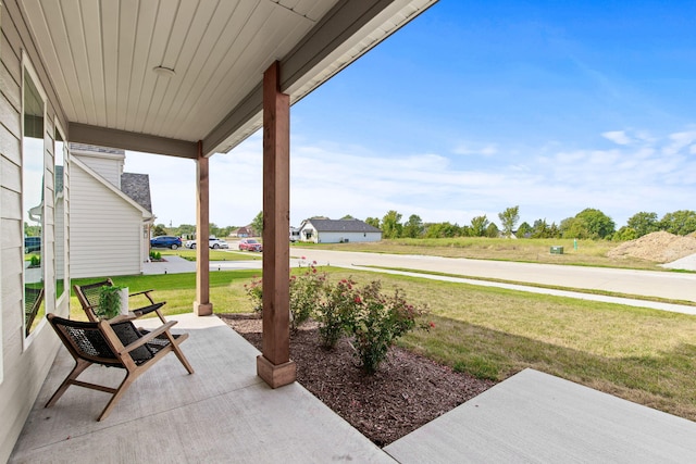 view of patio / terrace featuring a porch