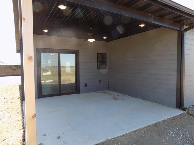 5 Carnival Ln, Centralia, MO 65240 - view of patio featuring ceiling fan
