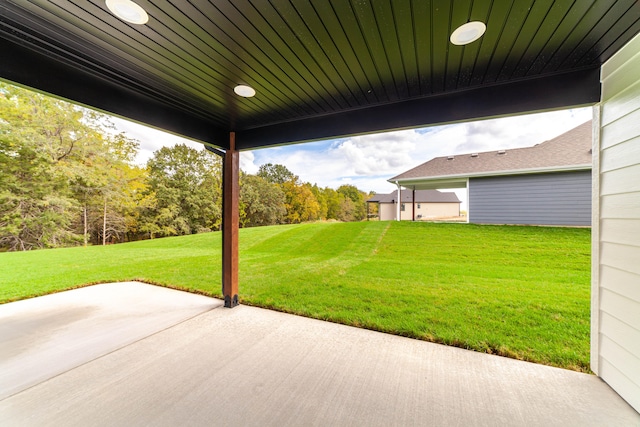 view of patio