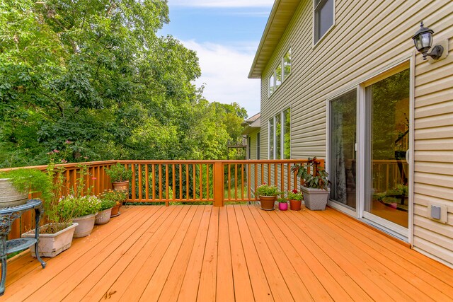 view of deck