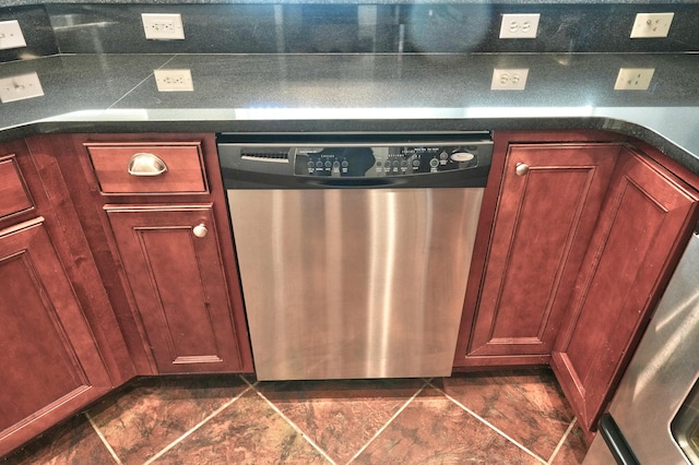 kitchen featuring stainless steel dishwasher