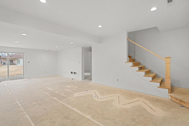 view of unfurnished living room