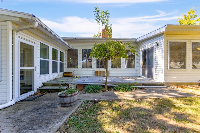 exterior space featuring a patio area