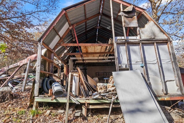 view of outbuilding