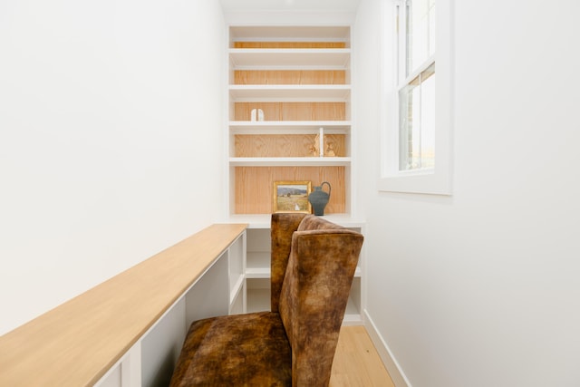 interior space featuring hardwood / wood-style floors