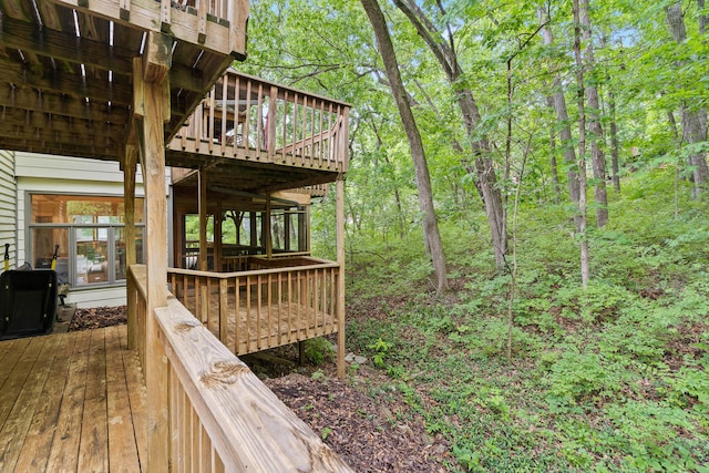 view of deck