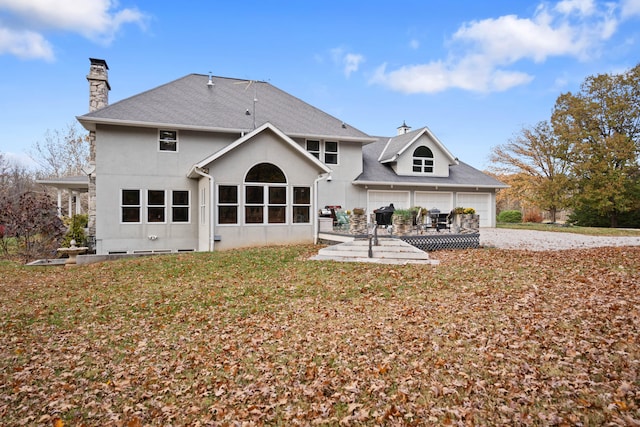 back of house featuring a patio area