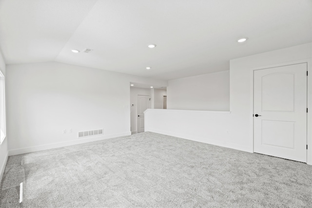 6504 Walsby Dr, Columbia, MO 65201 - spare room featuring baseboards, carpet flooring, visible vents, and recessed lighting