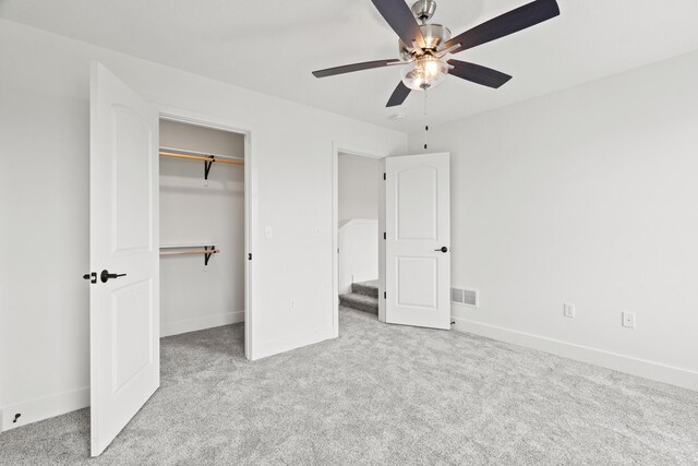 6504 Walsby Dr, Columbia, MO 65201 - unfurnished bedroom with baseboards, visible vents, and carpet floors