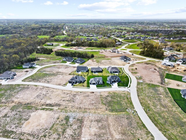 6504 Walsby Dr, Columbia, MO 65201 - bird's eye view featuring a residential view