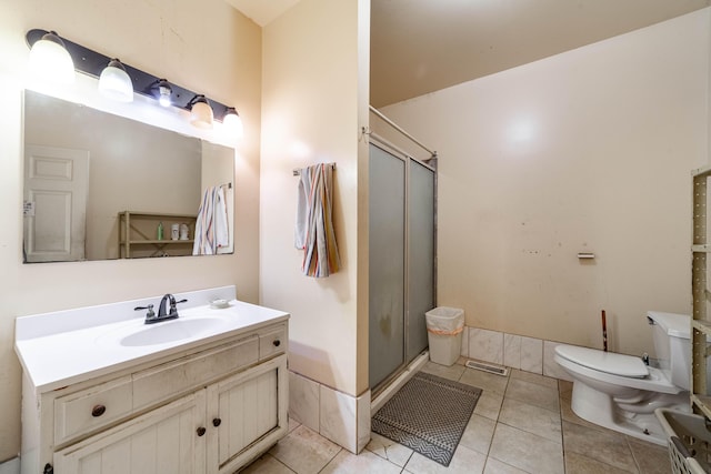 901 Range Line St, Columbia, MO 65201 - full bath featuring a shower stall, vanity, and tile patterned floors