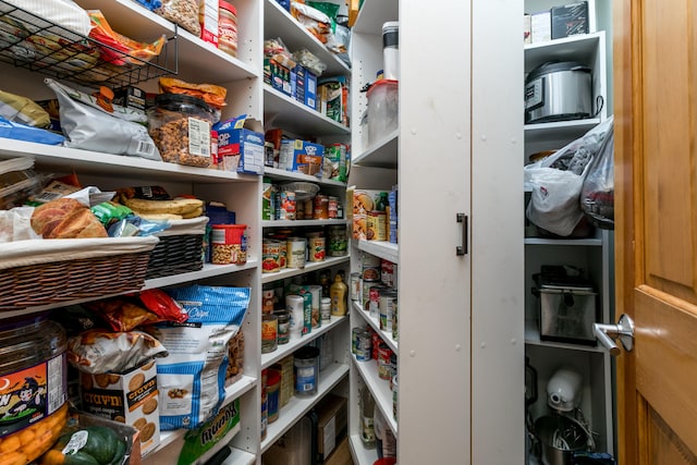 view of pantry