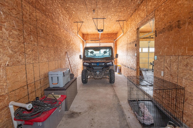 miscellaneous room featuring concrete flooring