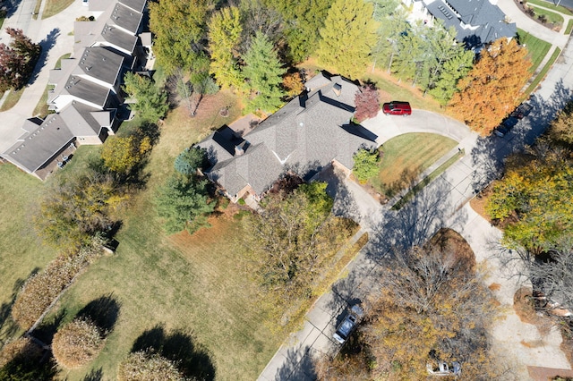 3405 Woodrail Ter, Columbia, MO 65203 - aerial view of property's location with nearby suburban area
