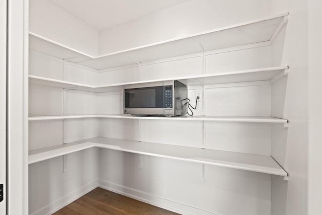 view of pantry