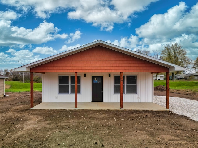 view of front of home