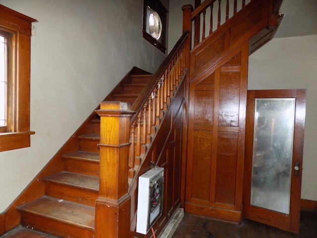 view of stairs