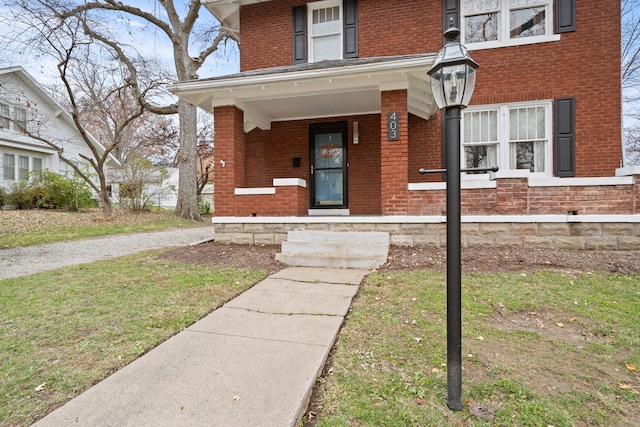 view of exterior entry