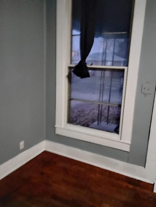 interior details featuring hardwood / wood-style floors