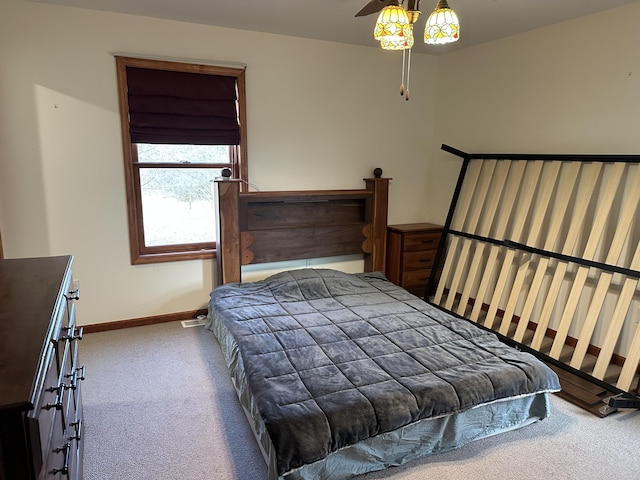 bedroom featuring carpet flooring