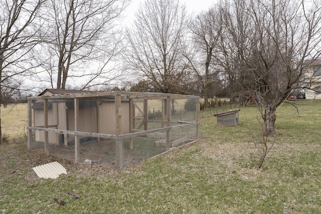 12500 W Rocheport Gravel Rd, Rocheport, MO 65279 - view of yard featuring an outdoor structure and exterior structure