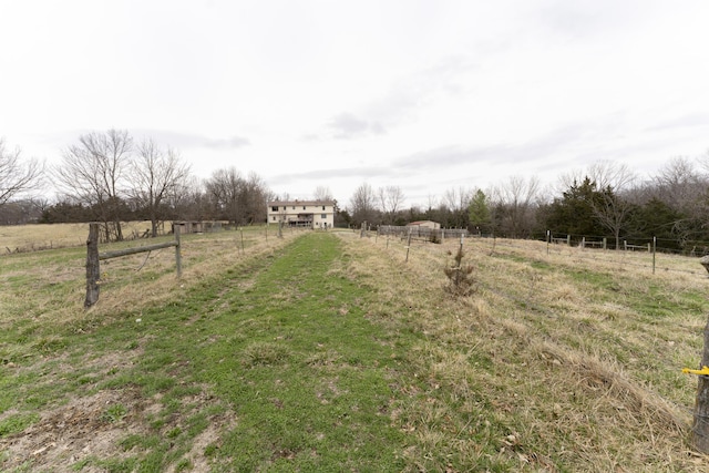 12500 W Rocheport Gravel Rd, Rocheport, MO 65279 - view of yard featuring a rural view and fence