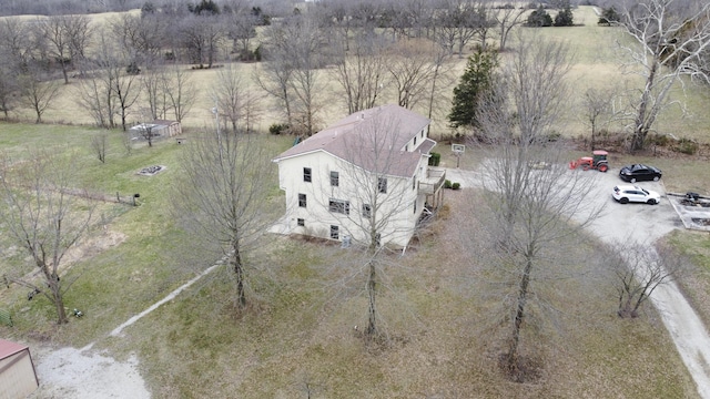 12500 W Rocheport Gravel Rd, Rocheport, MO 65279 - birds eye view of property with a rural view