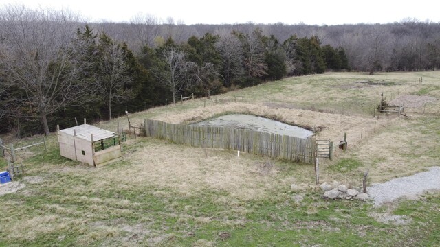 12500 W Rocheport Gravel Rd, Rocheport, MO 65279 - birds eye view of property featuring a view of trees