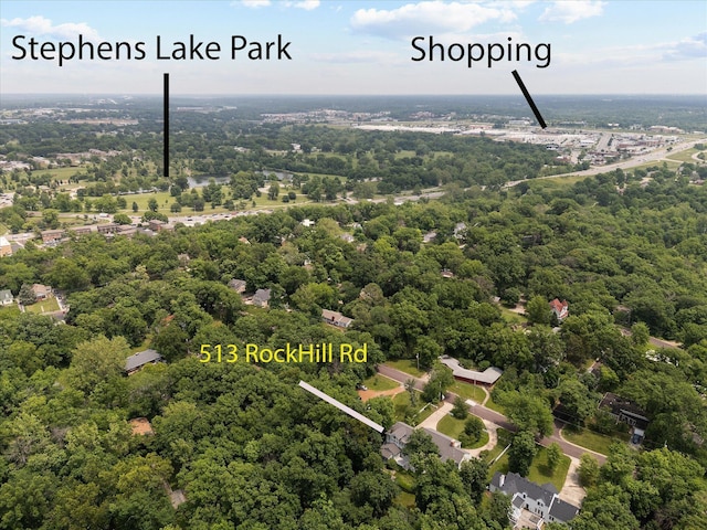 513 Rockhill Rd, Columbia, MO 65201 - drone / aerial view of a forest