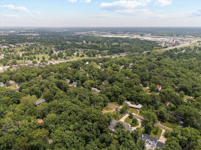 513 Rockhill Rd, Columbia, MO 65201 - aerial view of a heavily wooded area