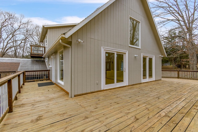 view of deck