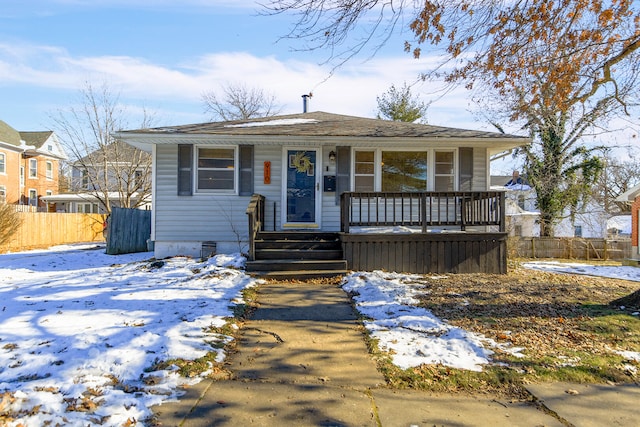 bungalow-style house with a porch