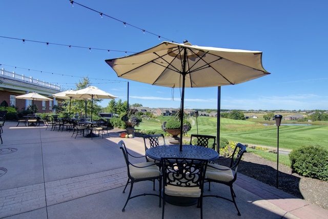 view of patio / terrace with outdoor dining area