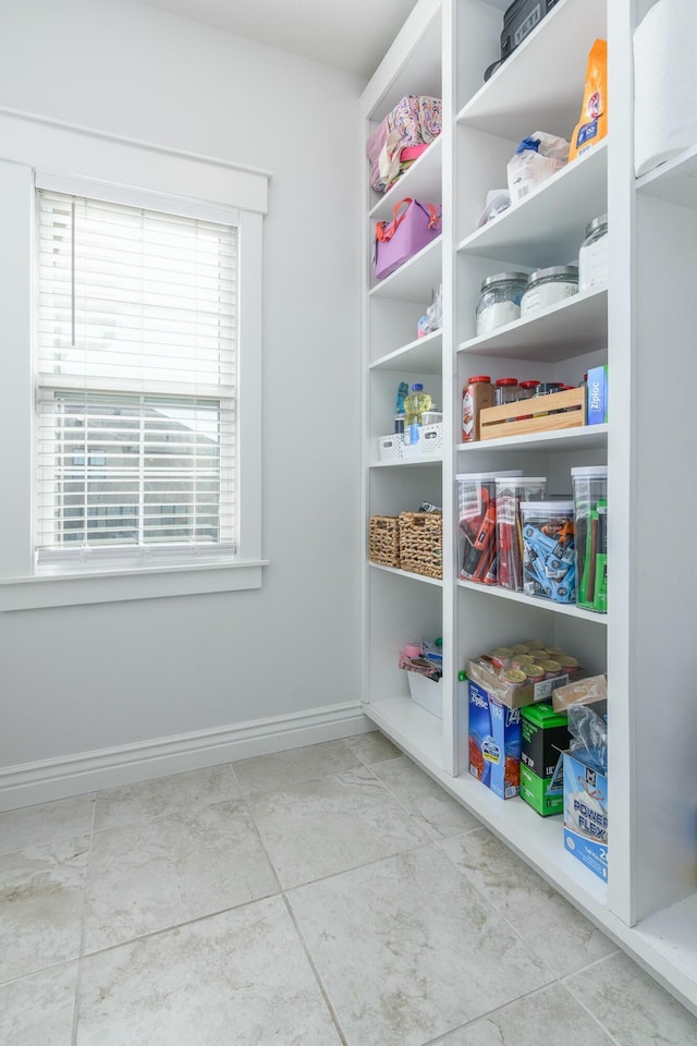 view of pantry